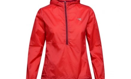 Diadora L. X-Run Jacket – Løbejakke Dame – Rød