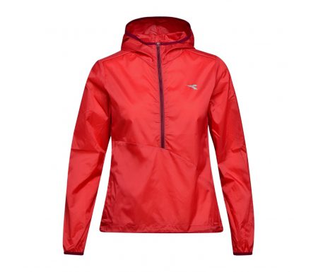 Diadora L. X-Run Jacket – Løbejakke Dame – Rød