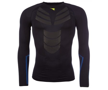 Diadora løbe t-shirt – Herre – Win LS Seamless – Saltire Navy