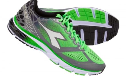 Diadora – Mythos Blushield Bright – Løbesko – Herre – Neongrøn/Hvid/Grå