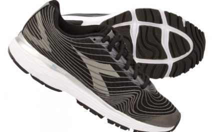 Diadora Mythos Blushield Fly Hip W – Løbesko Dame – Sort/Sølv/Hvid