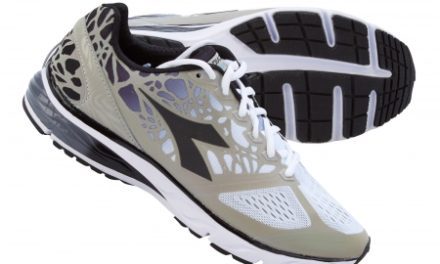 Diadora – Mythos Blushield Hip – Løbesko – Dame – Hvid/sort