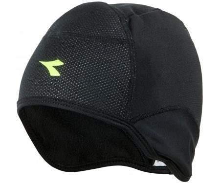 Diadora Performance – Hjelmhue med vindtæt front – Sort