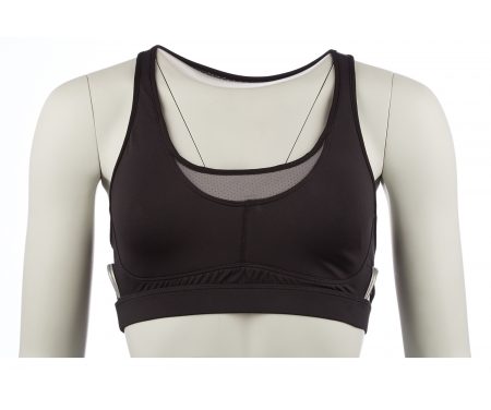 Diadora sports BH – Medium støtte – Sort