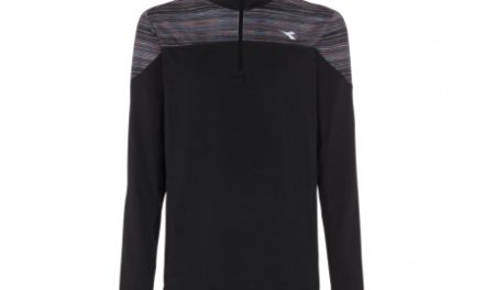 Diadora – Warm Up T-shirt Win – Løbebluse – Herre – Sort
