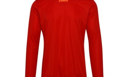 Diadora X-Run LS T-Shirt – Lange Ærmer Herre – Rød