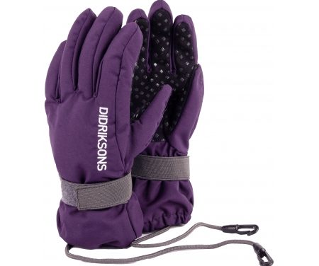 Didriksons Biggles Five Kids Gloves – Handske Børn – Lilla