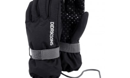 Didriksons Biggles Five Kids Gloves – Handske Børn – Sort
