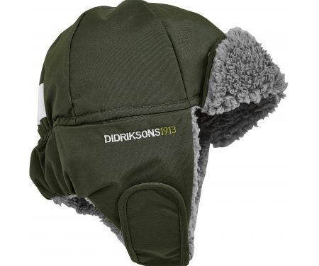Didriksons Biggles Kids Cap – Hue – Army Grøn