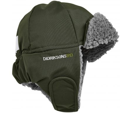 Didriksons Biggles Kids Cap – Hue – Army Grøn