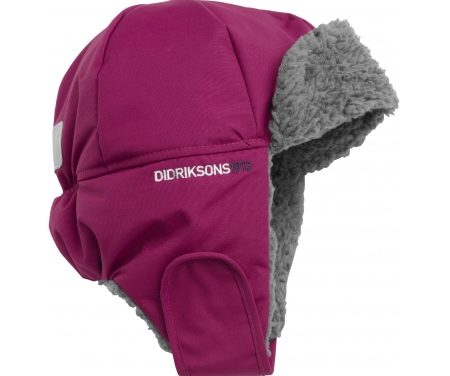 Didriksons Biggles Kids Cap – Hue – Mørk lilla – Str. 56 cm