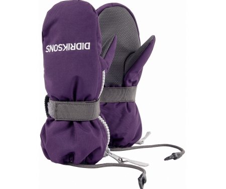 Didriksons Biggles Kids Zip Mittens – Luffe Børn – Lilla