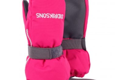Didriksons Biggles Kids Zip Mittens – Luffe Børn – Pink