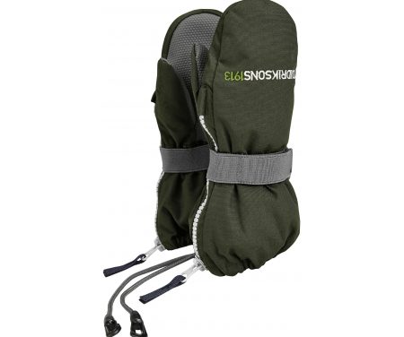 Didriksons Biggles Zip Mittens – Luffer – Army Grøn