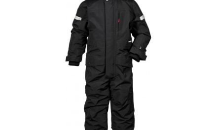 Didriksons Björnen Kids Coverall – Flyverdragt – Sort
