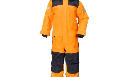 Didriksons Björnen Kids Coverall – Flyverdragt – Orange