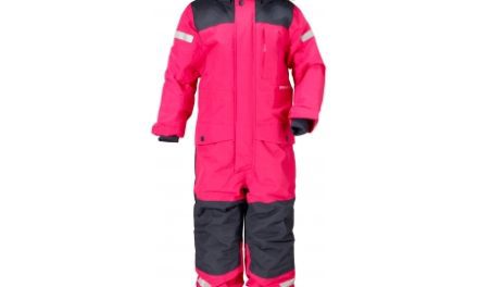 Didriksons Björnen Kids Coverall – Flyverdragt – Pink