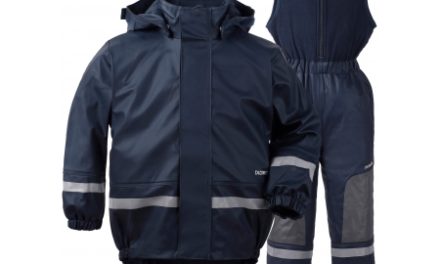 Didriksons Boardman Kids Set – Fleeceforet regntøj – Navy