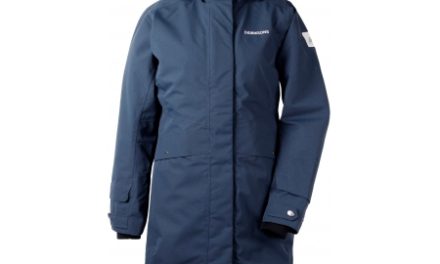 Didriksons Eline Womens Parka – Vandtæt damejakke m. for – Navy