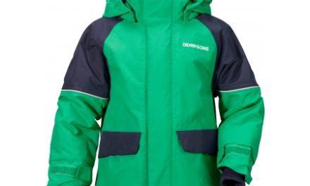 Didriksons Ese Kids Jacket – Vandtæt børnejakke m. for – Grøn