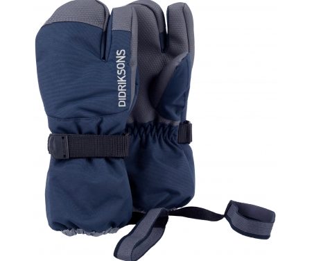 Didriksons Fossa Kids Three-Finger Gloves – Handske Børn – Navy