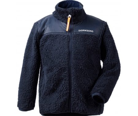 Didriksons Geite Kids Pile Jacket – Fleecejakke Børn – Navy