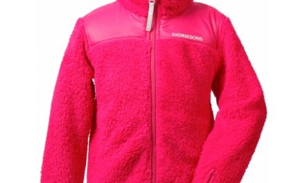 Didriksons Geite Kids Pile Jacket – Fleecejakke Børn – Pink