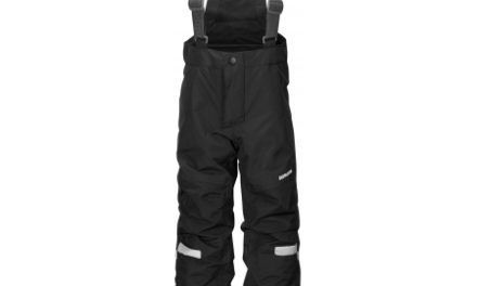 Didriksons Idre Kids Pant – Overtræksbuks børn – Sort