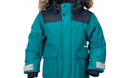 Didriksons Kure Kids Parka – Vandtæt børnejakke m. for – Blå