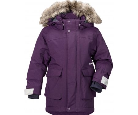 Didriksons Kure Kids Parka – Vandtæt børnejakke m. for – Lilla