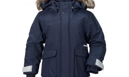 Didriksons Kure Kids Parka – Vandtæt børnejakke m. for – Navy