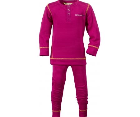 Didriksons Moarri Kids – Skiundertøj – Lilla Stribet
