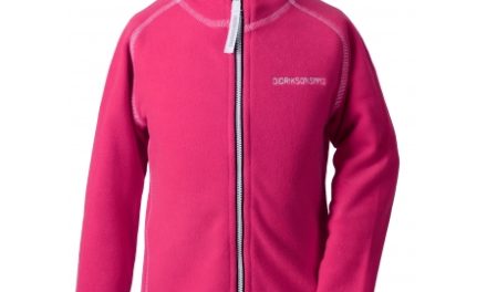 Didriksons Monte Kids – Fleecejakke Børn – Pink