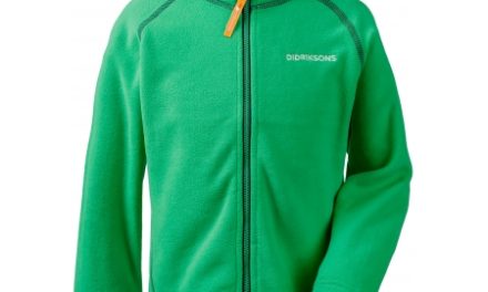 Didriksons Monte Kids Jacket – Fleecejakke Børn – Grøn