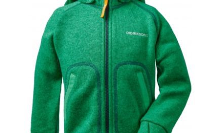 Didriksons Strokken Kids Jacket – Fleecejakke Børn – Grøn