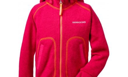 Didriksons Strokken Kids Jacket – Fleecejakke Børn – Pink