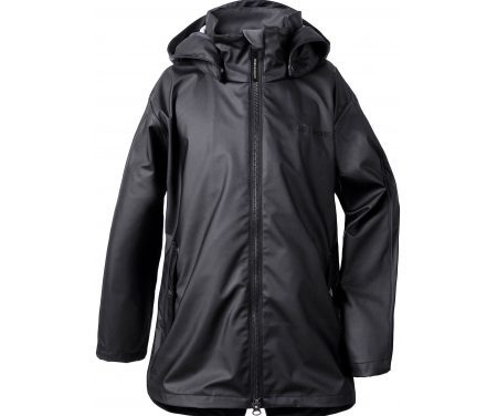 Didriksons Tia Girls Galon Jacket – Regnjakke Børn – Sort