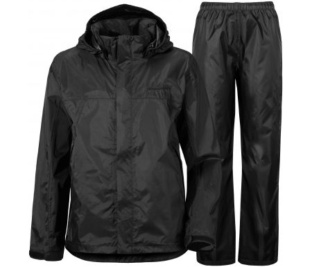 Didriksons Tigris Boys Set – Regnsæt Børn – Sort