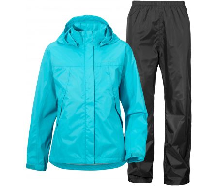 Didriksons Tigris Girls Set – Regnsæt Børn – Turkis/Sort