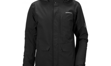 Didriksons Tommy Mens Jacket – Vandtæt herrejakke m. for – Sort