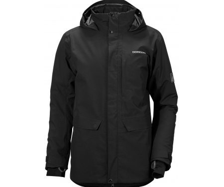 Didriksons Tommy Mens Jacket – Vandtæt herrejakke m. for – Sort