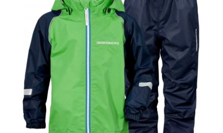 Didriksons Trysil Kids Set – Regnsæt Børn – Grøn/Blå