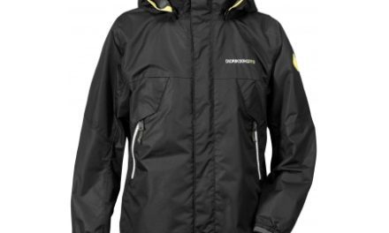 Didriksons Vivid Boys Jacket – Regnjakke Børn – Sort