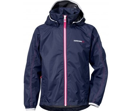 Didriksons Vivid Girls Jacket – Vandtæt børnejakke – Navy
