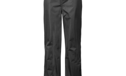 Didriksons Vivid Girls Pants – Regnbukser Børn – Mat Sort