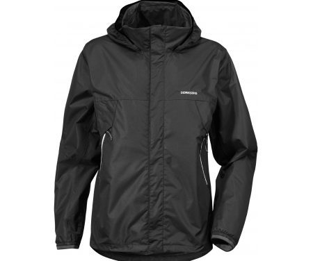 Didriksons Vivid Mens Jacket – Regnjakke Mand – Sort