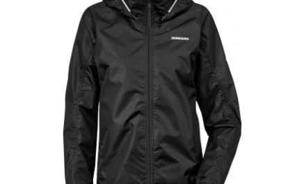 Didriksons Vivid Womens Jacket – Regnjakke Dame – Sort