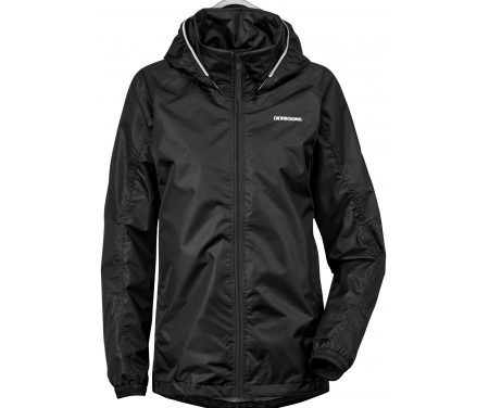 Didriksons Vivid Womens Jacket – Regnjakke Dame – Sort