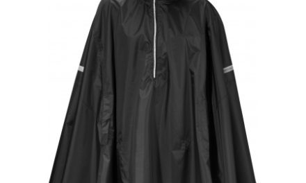 Didriksons Wheely Unisex Cape – Poncho/Regnslag – Sort
