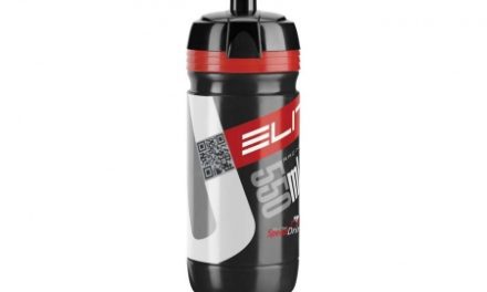 Elite Corsa – Drikkeflaske 550ml  – 100% Biologisk nedbrydelig – Sort/Rød
